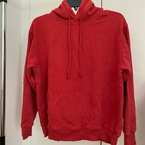 Brandy Melville Red Christy Hoodie